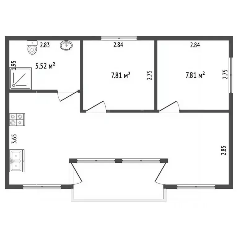 Дом в Мордовия, Саранск городской округ, пос. Пушкино  (54 м) - Фото 2
