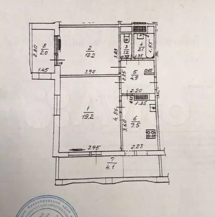 2-к. квартира, 62 м, 12/12 эт. - Фото 0