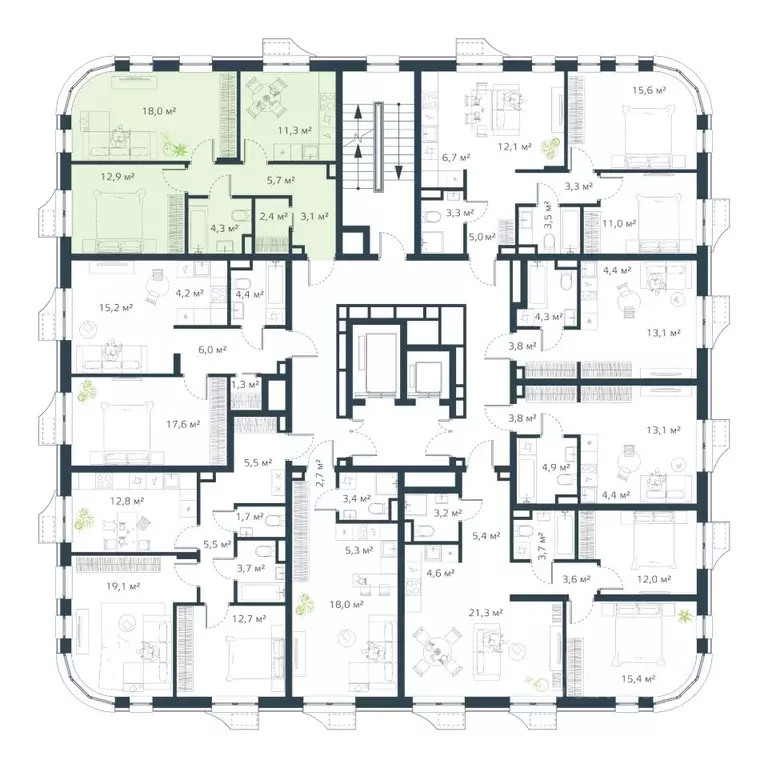 2-к кв. Приморский край, Владивосток Дом на Востоке жилой комплекс, ... - Фото 2