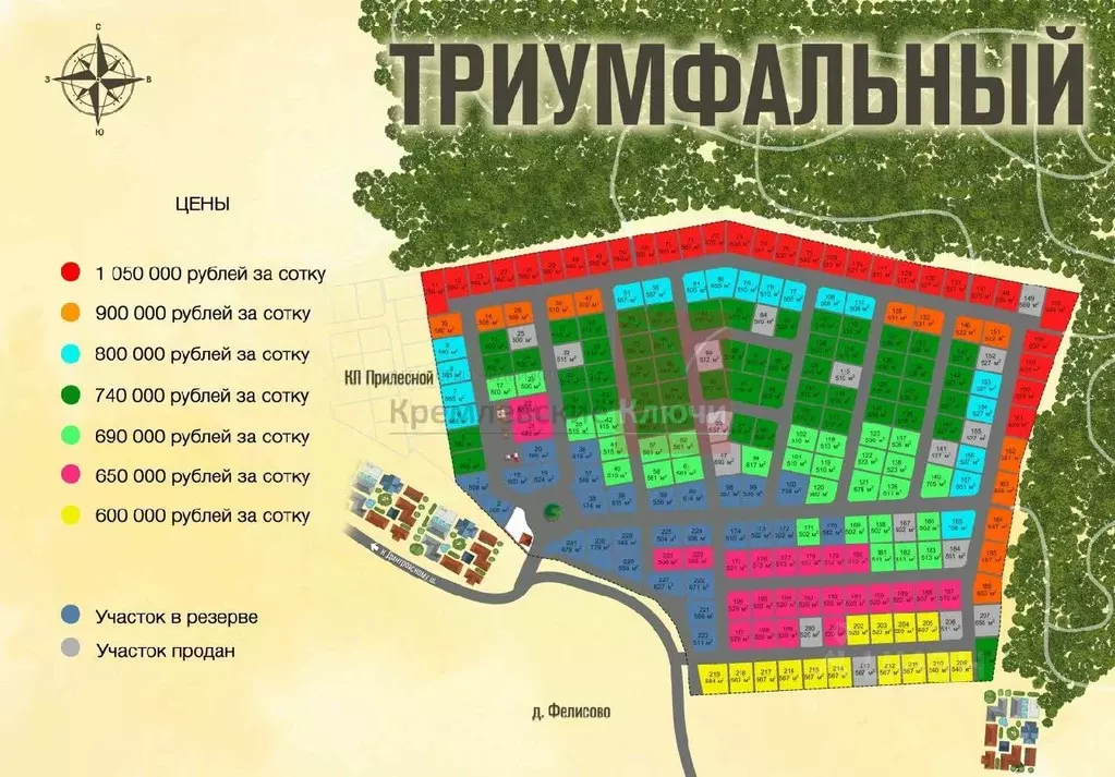 Участок в Московская область, Мытищи городской округ, д. Фелисово  ... - Фото 1