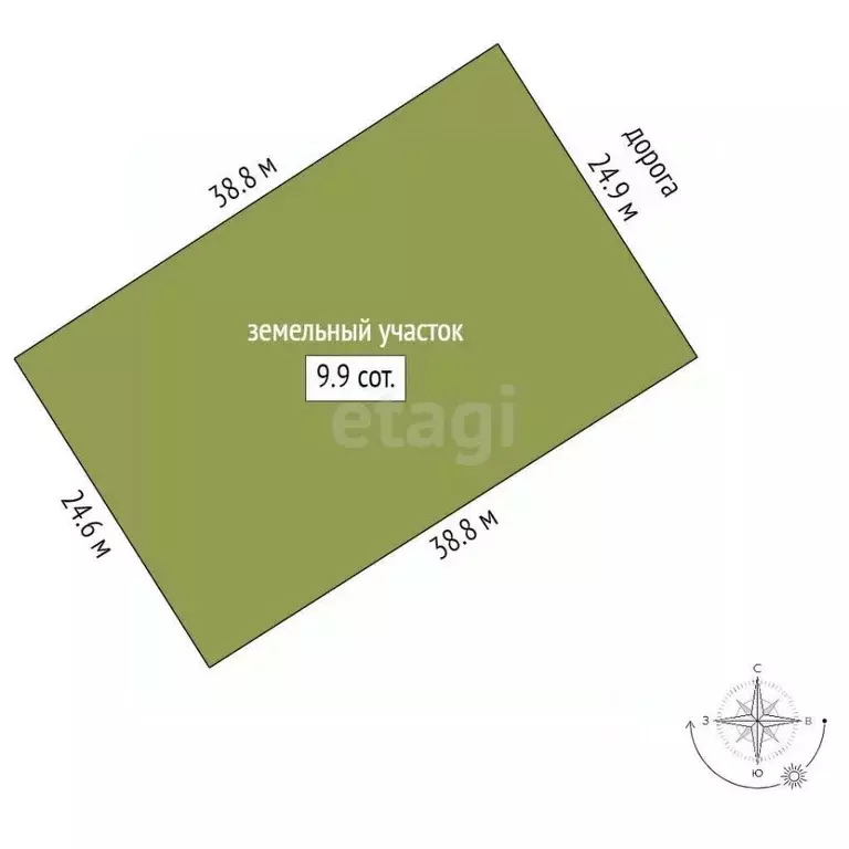 Участок в Ленинградская область, Выборгский район, Полянское с/пос, ... - Фото 2