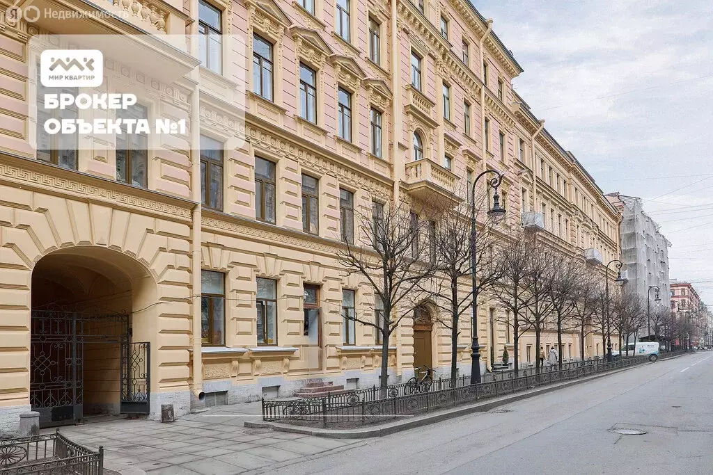 3-комнатная квартира: Санкт-Петербург, Пушкинская улица, 17 (90 м) - Фото 1