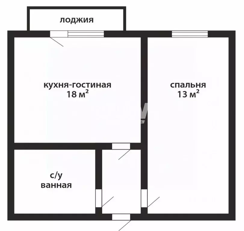 1-к кв. Челябинская область, Челябинск ул. Маршала Чуйкова, 11 (45.0 ... - Фото 1