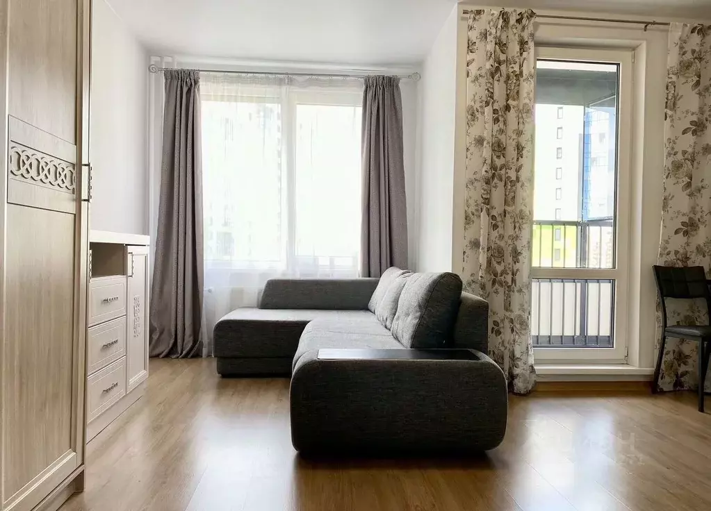 Студия Санкт-Петербург ул. Федора Котанова, 13к1 (28.0 м) - Фото 2