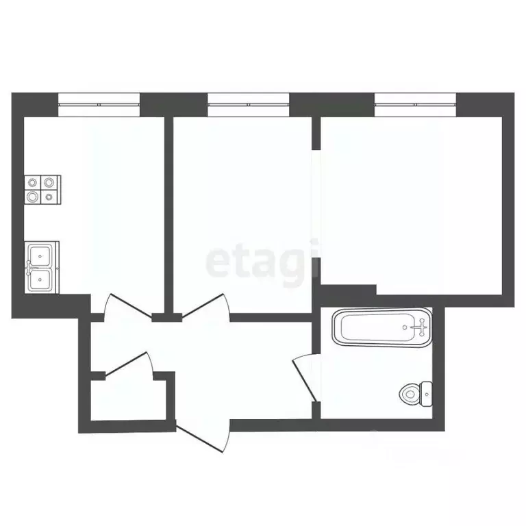 1-к кв. Камчатский край, Петропавловск-Камчатский Звездная ул., 13 ... - Фото 2