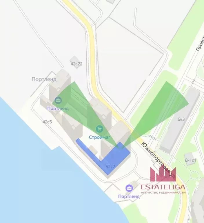 2-к кв. Москва Южнопортовая ул., 52к2 (57.0 м) - Фото 2
