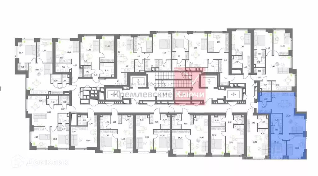 Продаётся 2-к квартира, 69.2 м - Фото 1