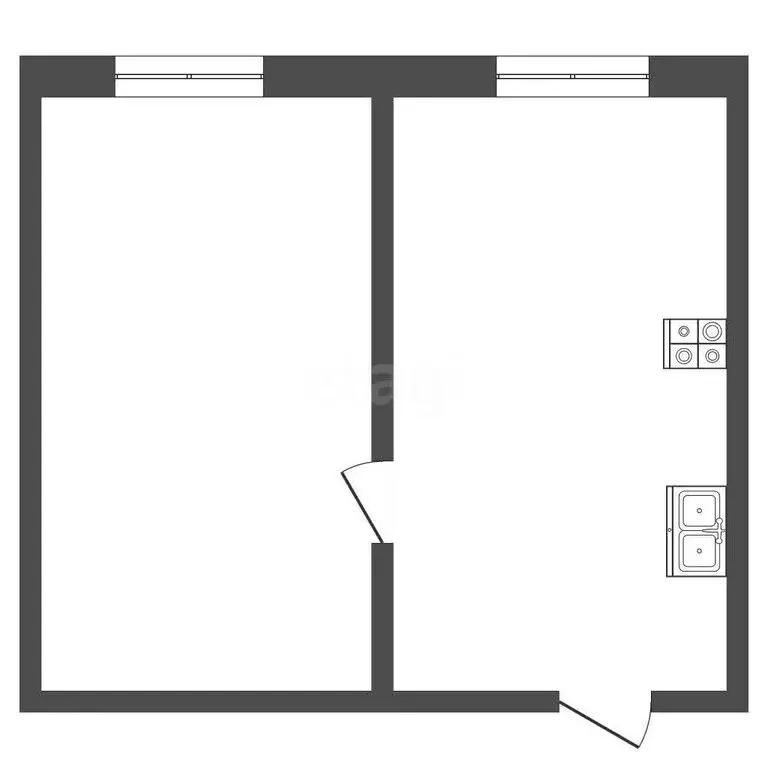 Квартира-студия: Ирбит, улица Мамина-Сибиряка, 7 (22 м) - Фото 1