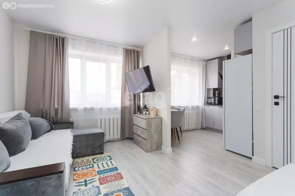 Квартира-студия: Уфа, улица Мингажева, 121А (21.5 м) - Фото 0