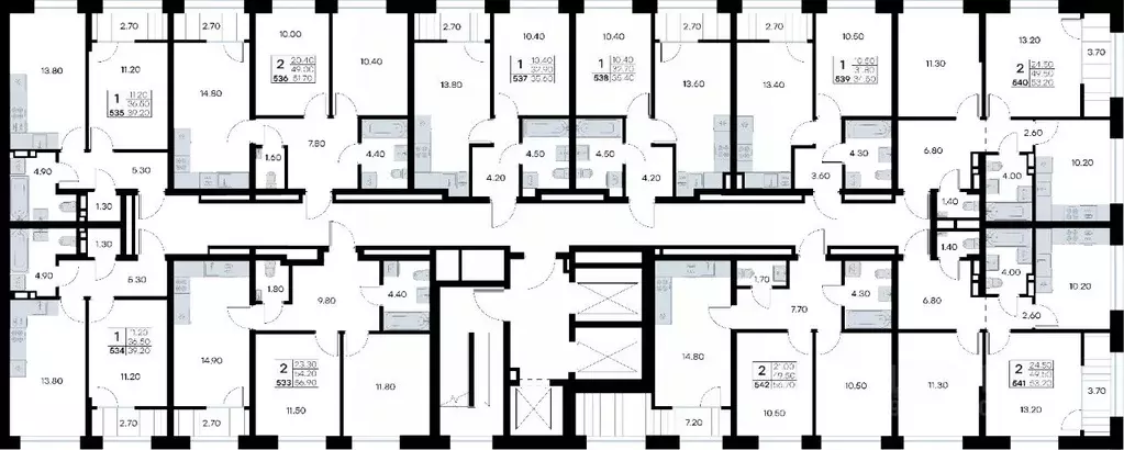 2-к кв. Приморский край, Владивосток ул. Нейбута, 135 (53.2 м) - Фото 1