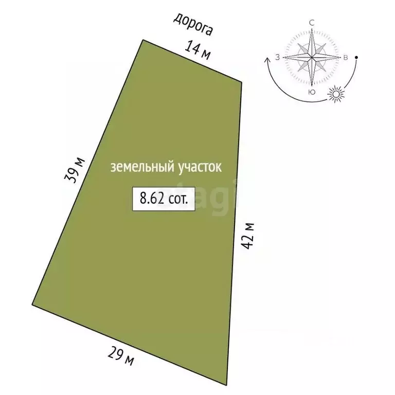 Участок в Крым, Ленинский район, Семисотское с/пос, с. Каменское ул. ... - Фото 2