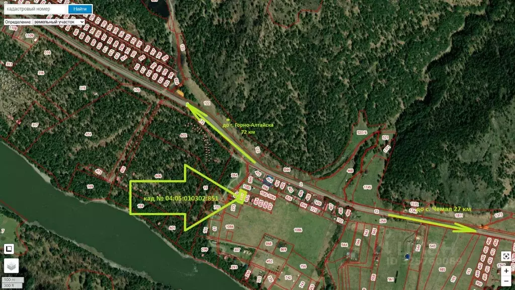 Участок в Алтай, Чемальский район, с. Чепош ул. Кучияк (10.5 сот.) - Фото 2