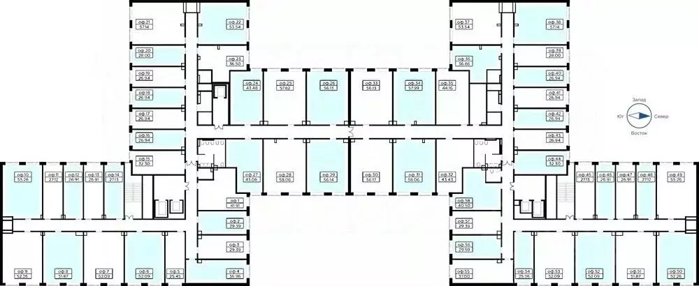 Офис в Санкт-Петербург Магнитогорская ул., 51 (45 м) - Фото 1