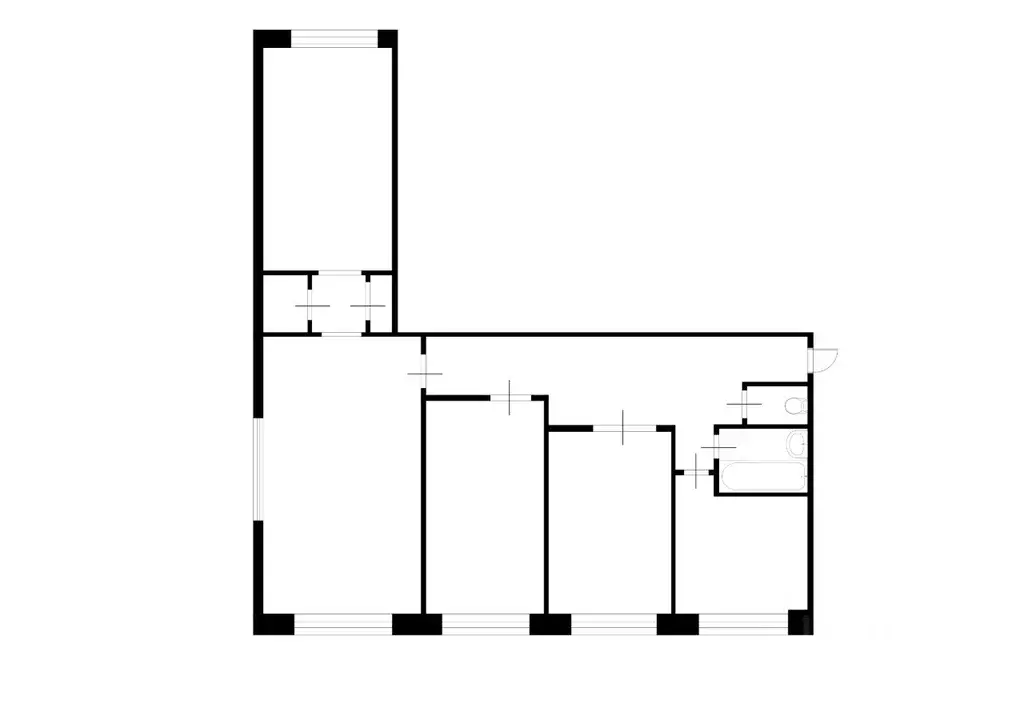 4-к кв. Санкт-Петербург Хасанская ул., 24 (73.6 м) - Фото 1