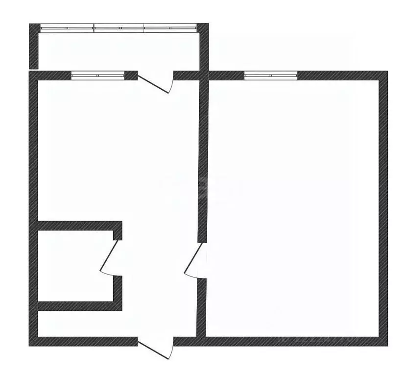 1-к кв. Курская область, Курск ул. Энгельса, 115/4 (31.74 м) - Фото 1