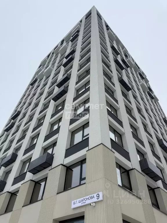1-к кв. Омская область, Омск ул. Б.Г. Шаронова, 9 (44.8 м) - Фото 2