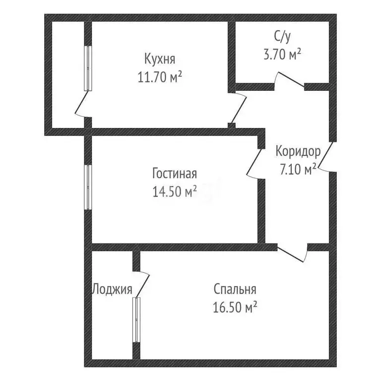 2-комнатная квартира: Краснодар, Дубравная улица, 1 (53.2 м) - Фото 0