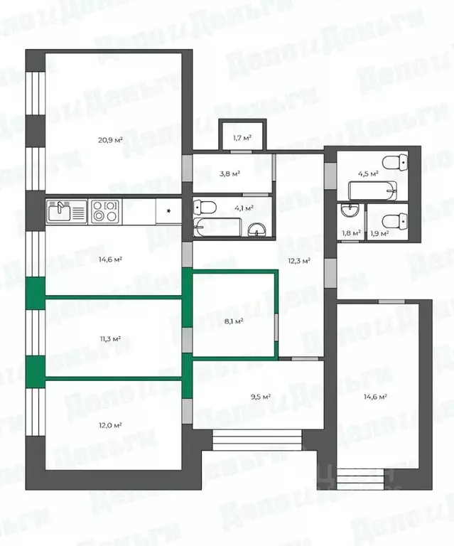 Комната Кировская область, Киров ул. МОПРА, 87 (19.0 м) - Фото 0