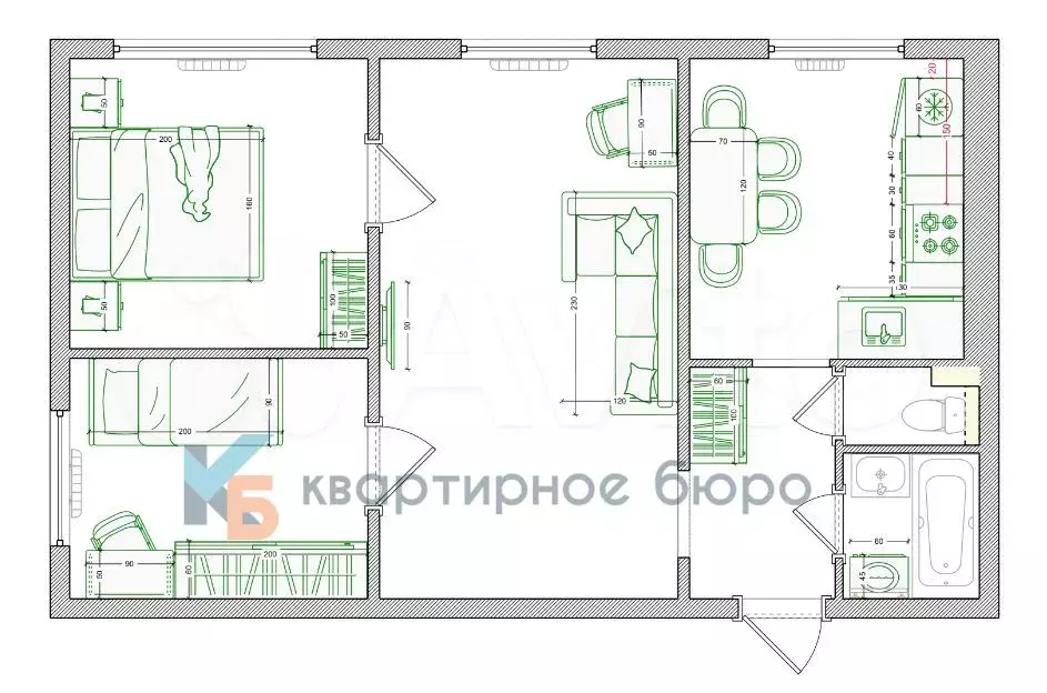 3-к. квартира, 50 м, 1/9 эт. - Фото 0