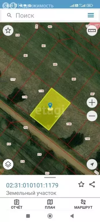 Участок в Кабаковский сельсовет, деревня Старые Киешки (5.8 м) - Фото 1