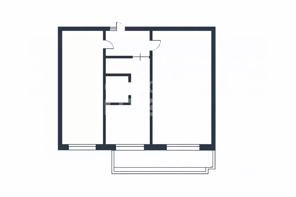 2-к кв. Москва 1-я Ямская ул., 10 (49.2 м) - Фото 1
