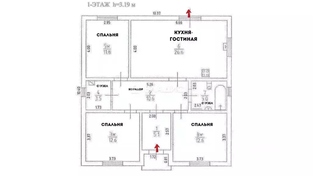 Дом в Калининградская область, Гурьевский муниципальный округ, пос. ... - Фото 2