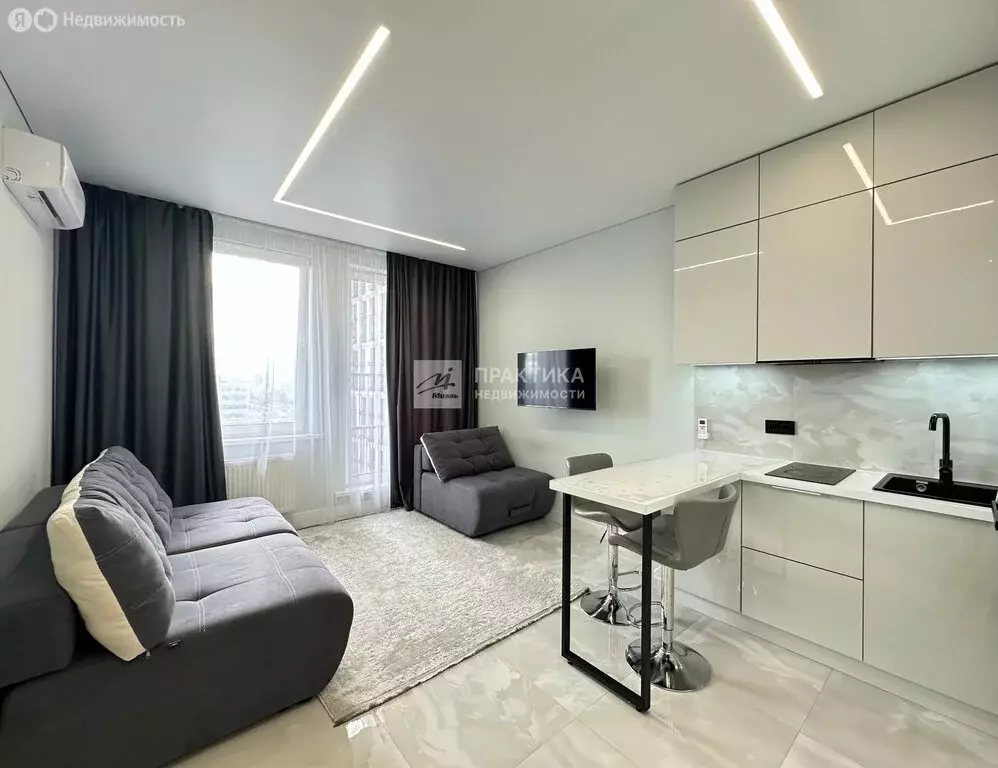 Квартира-студия: Москва, Новоостаповская улица, 20 (23.8 м) - Фото 1