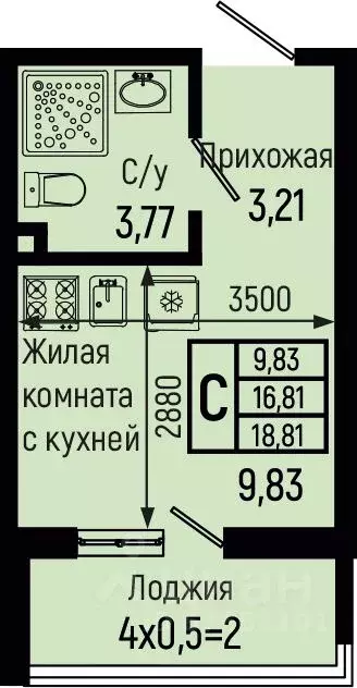 Студия Краснодарский край, Туапсинский муниципальный округ, с. Небуг ... - Фото 1