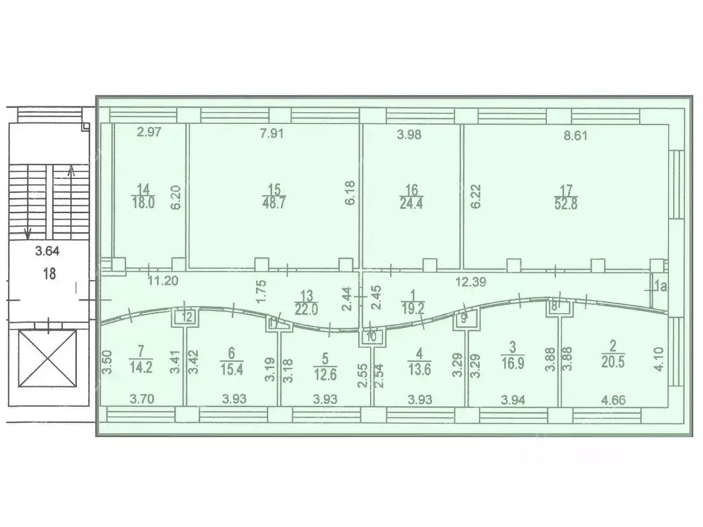 Офис в Москва Шереметьевская ул., 47 (282 м) - Фото 2