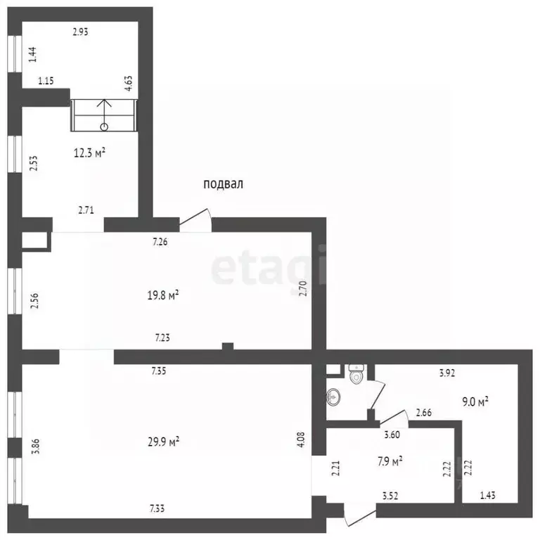 Офис в Тамбовская область, Тамбов Советская ул., 124/2 (80 м) - Фото 2