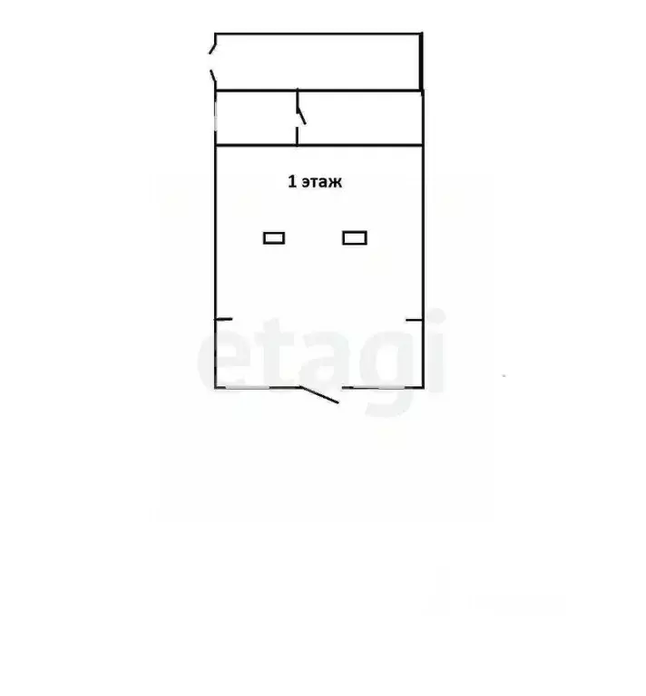 Торговая площадь в Белгородская область, Белгород ул. Попова, 56А (340 ... - Фото 2