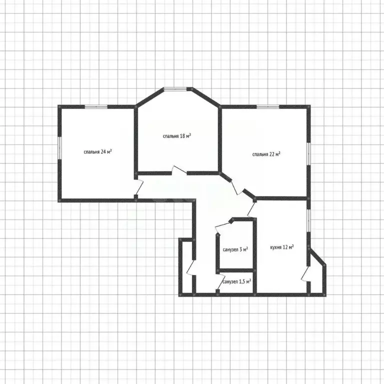 3-к кв. Адыгея, Майкоп ул. Ленина, 29 (97.9 м) - Фото 2