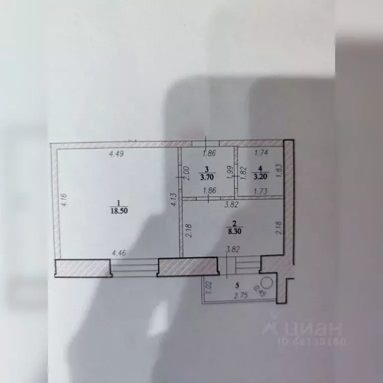 1-к кв. Чувашия, Чебоксары ул. Стартовая, 6к1 (36.3 м) - Фото 1