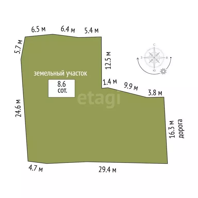 Дом в село Моряковский Затон, улица Ленина (69.7 м) - Фото 2