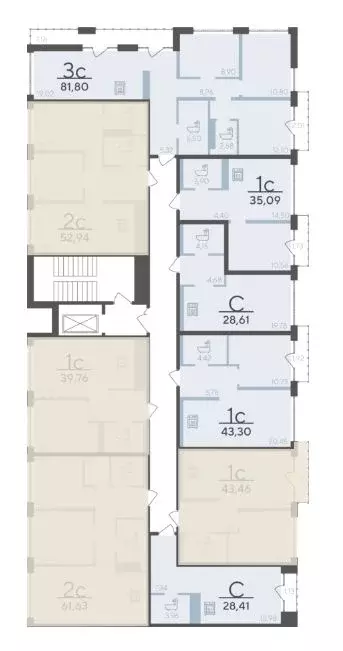 3-к кв. Тюменская область, Тюмень ул. Василия Малкова, 12 (72.7 м) - Фото 1