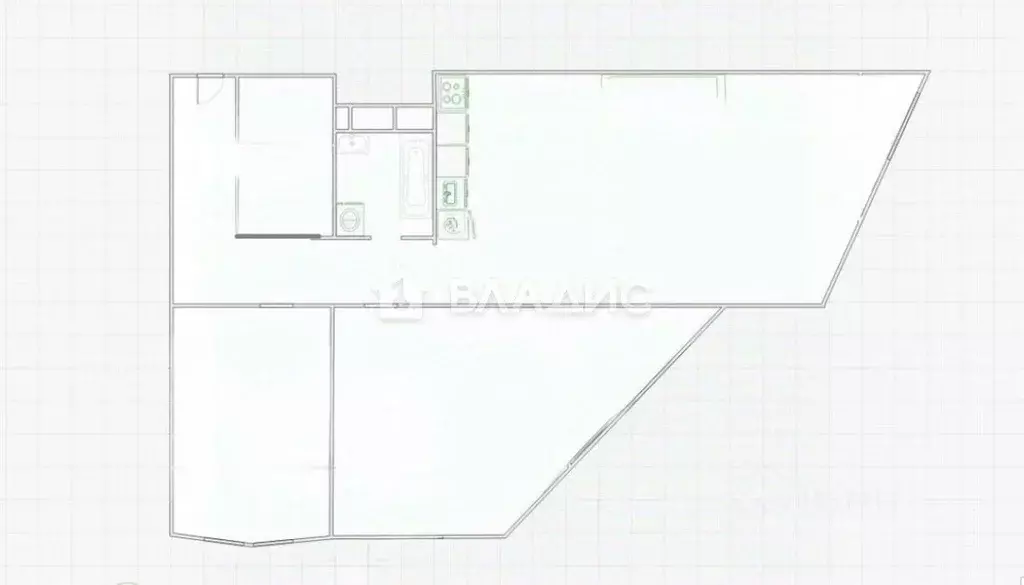 2-к кв. Московская область, Люберцы городской округ, Томилино пгт, ... - Фото 2