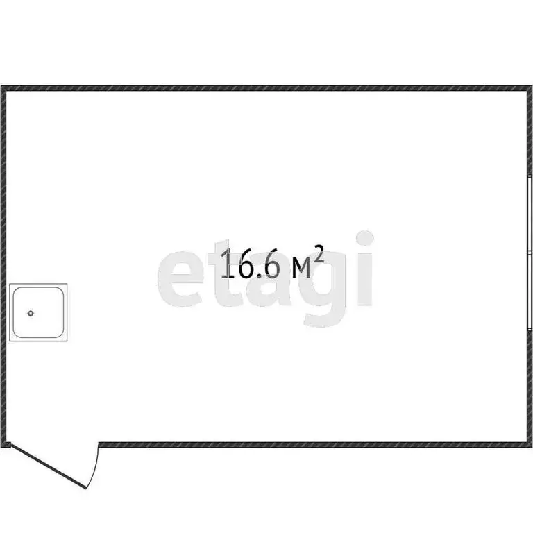 1к в -комнатной квартире (14.6 м) - Фото 1