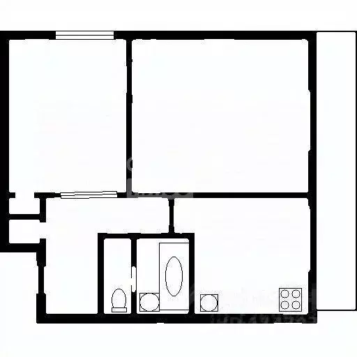 2-к кв. Москва ул. Академика Виноградова, 4К2 (40.0 м) - Фото 1
