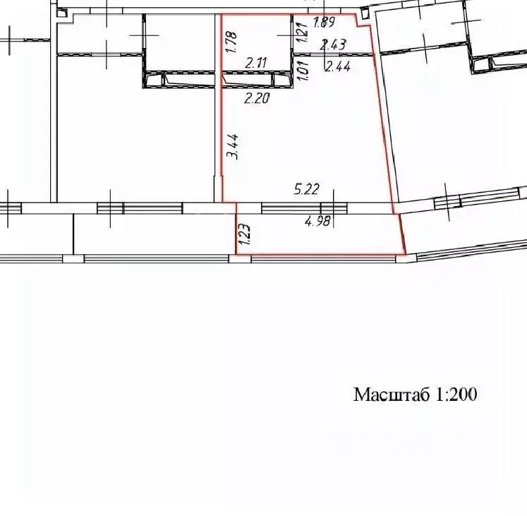 Студия Московская область, Королев Первомайский мкр, Советская ул., ... - Фото 2