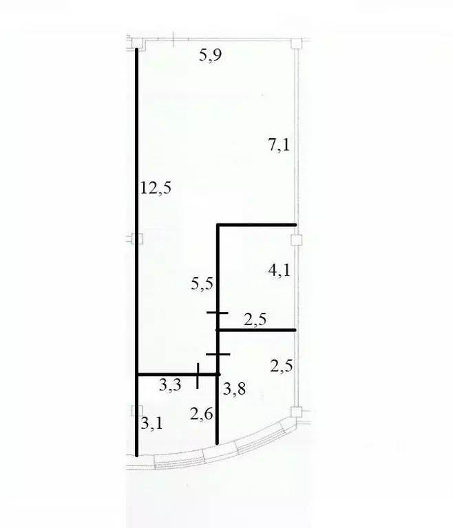 Офис в Новосибирская область, Новосибирск ул. Крылова, 36 (89 м) - Фото 1