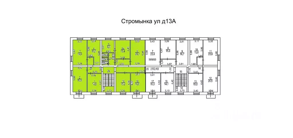 Помещение свободного назначения в Москва ул. Стромынка, 13А (192 м) - Фото 0