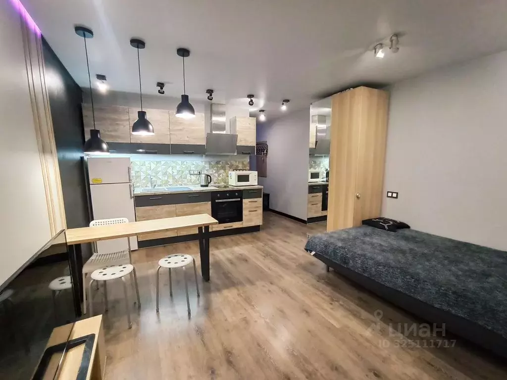 Студия Московская область, Домодедово Южный мкр, ул. Курыжова, 14 ... - Фото 1