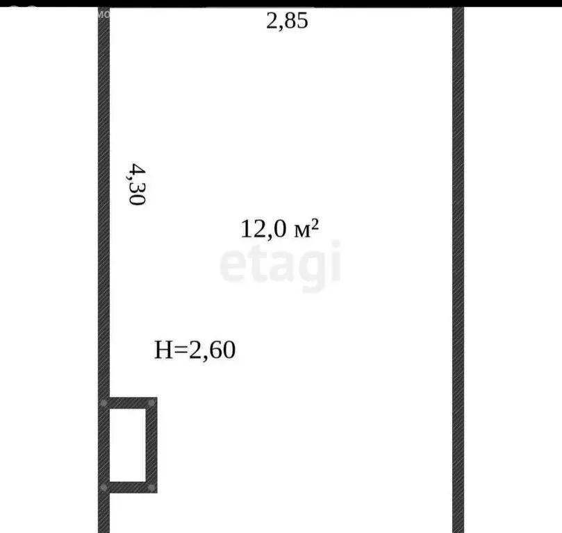 1к в -комнатной квартире (12.6 м) - Фото 1