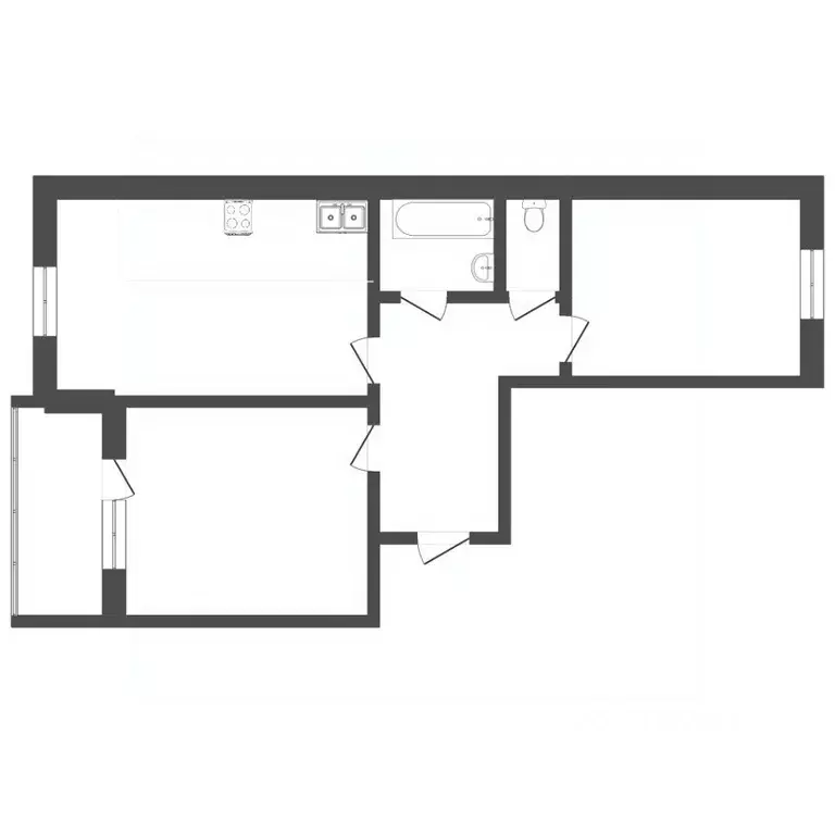 1-к кв. Тюменская область, Тюмень Метелева мкр, ул. Метелевская, 2 ... - Фото 1