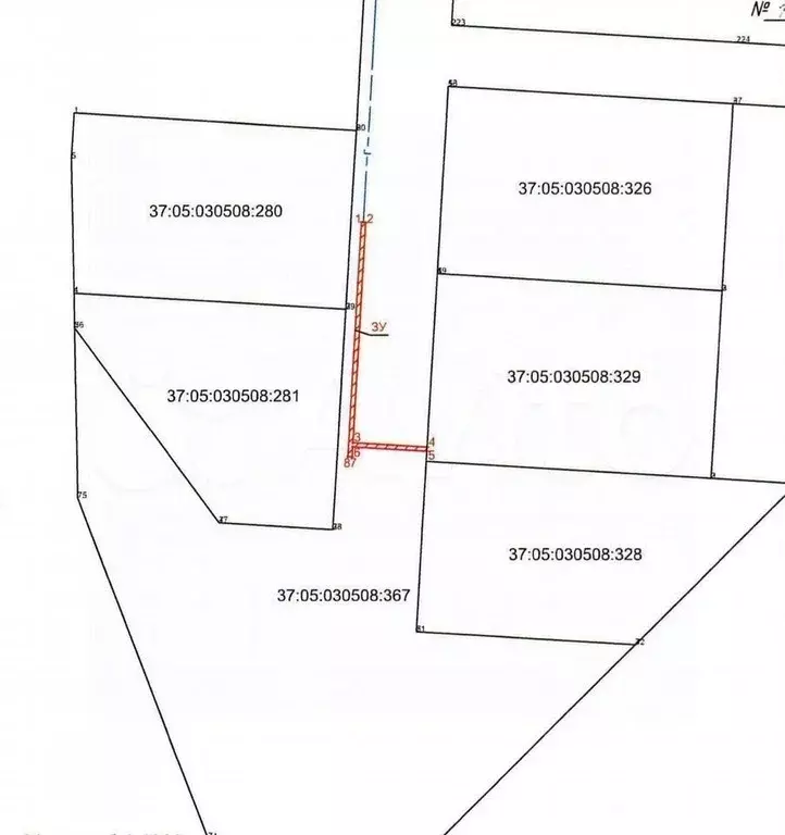Участок в Ивановская область, Ивановский район, Богданихское с/пос, д. ... - Фото 1