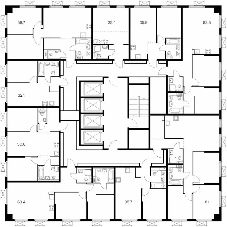 2-к кв. Москва Митинский Лес жилой комплекс, 2.1 (50.8 м) - Фото 1