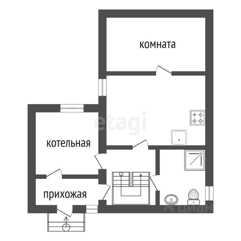Дом в Красноярский край, Красноярск ул. Герцена, 22 (81 м) - Фото 1
