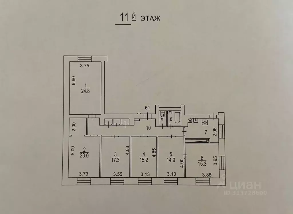 6-к кв. Москва ш. Энтузиастов, 26 (143.7 м) - Фото 1