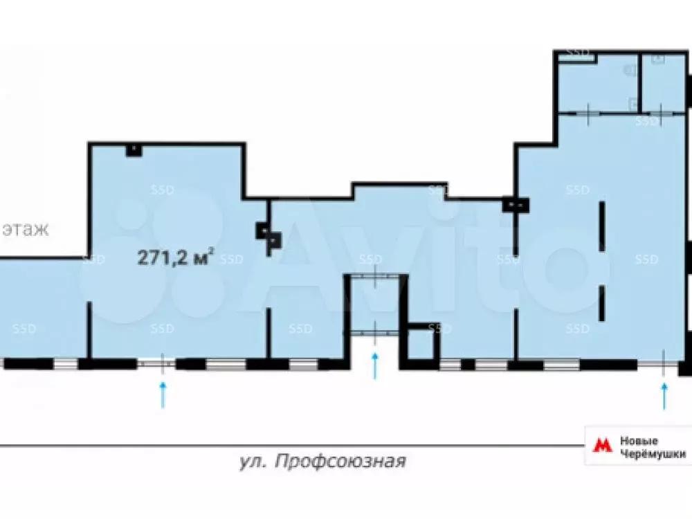 Продам помещение свободного назначения, 271.2 м - Фото 1