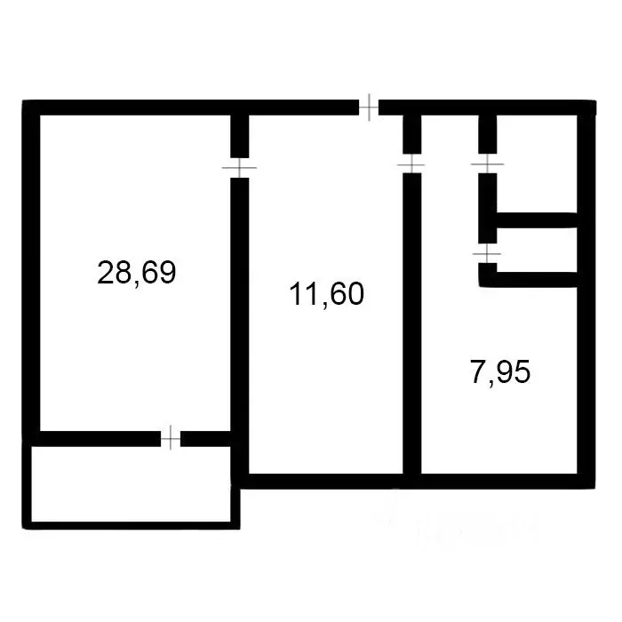 2-к кв. Ростовская область, Волгодонск ул. Черникова, 22 (49.0 м) - Фото 1